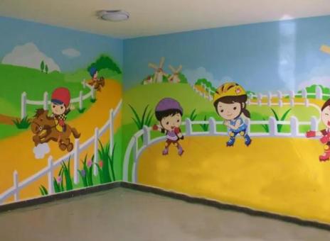 衢州幼儿园墙体彩绘制作流程及注意事项