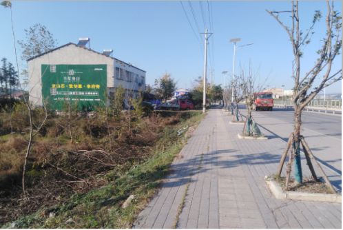 衢州书山南院墙体广告